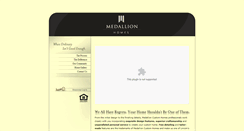 Desktop Screenshot of medallioncustomhomes.com